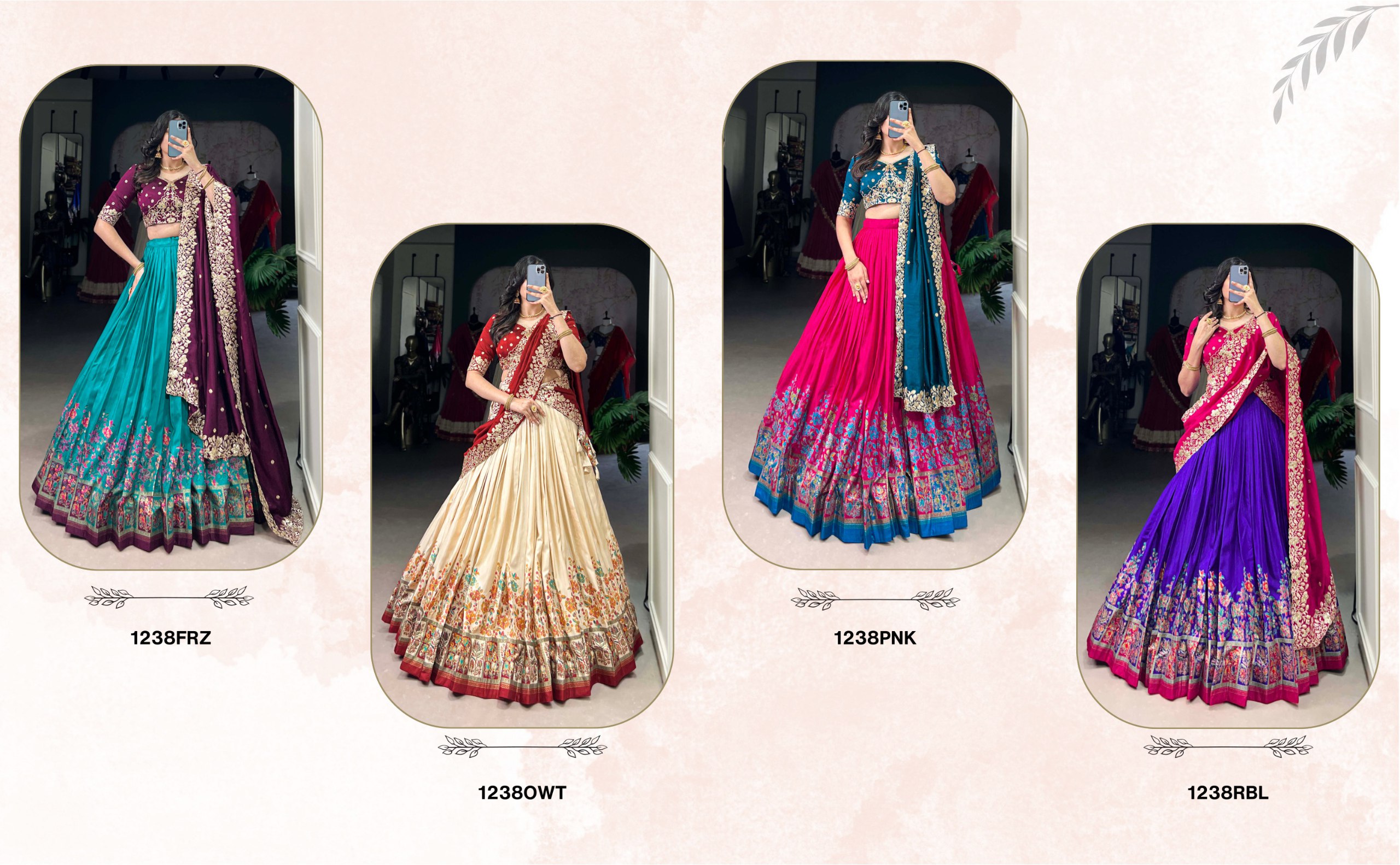 Tussar Silk Lehenga